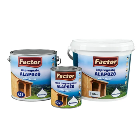 FACTOR Aqua Impregnáló alapozó színtelen 
