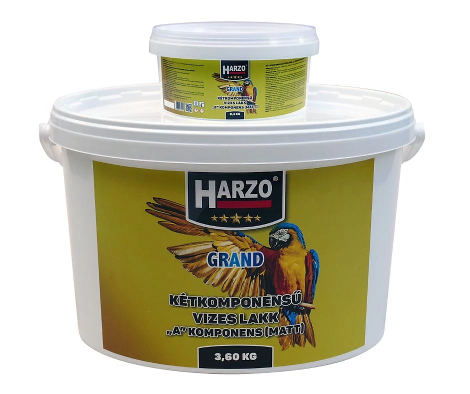 HARZO Kétkomponensű Vizes Lakk- matt 4kg